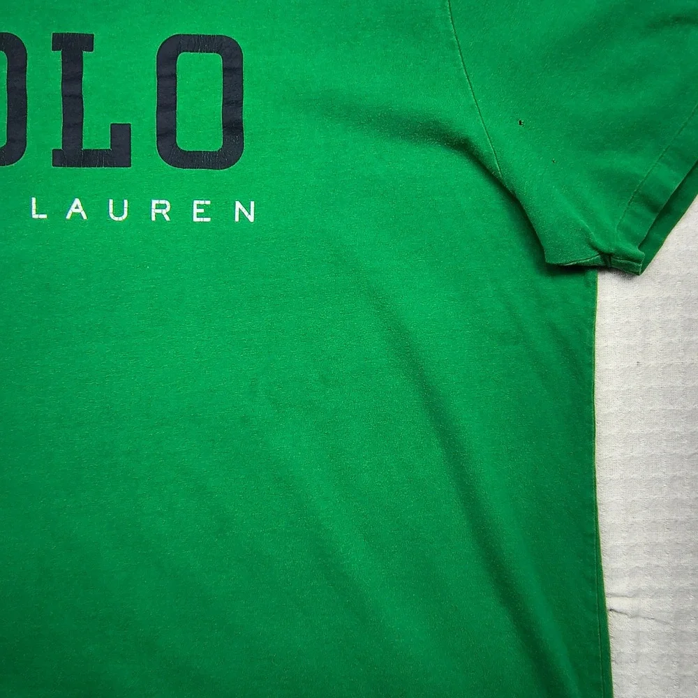 Polo‎ Ralph Lauren Mens 2XB Green Graphic Logo Short Sleeve T-Shirt Big & Tall